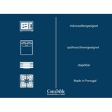 thumbnail of CreaTable Uno Emiliana grau Tellerset 12-tlg Steinzeug