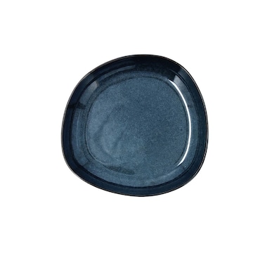 Bidasoa Ikonic Azul Plato Hondo Gres 20,5X19,5X3,3Cm