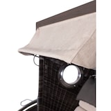 thumbnail of Strandkorb deVries PURE® Seaside XL - PE stone grey - Dessin 500 - inkl. Schutzhülle