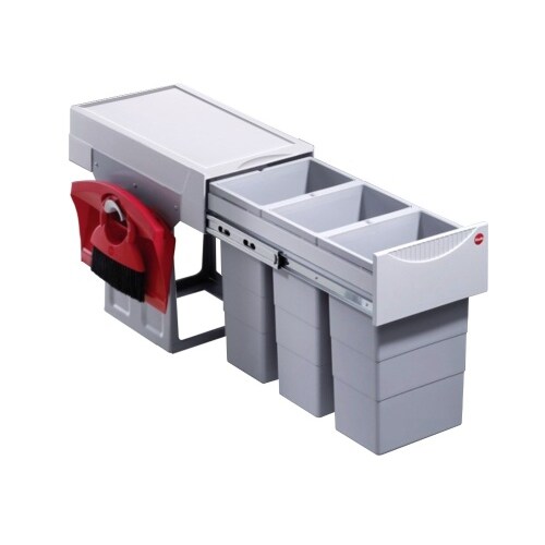 Hailo Abfallsammler 3666831 plus TZ Swing Terzett 3x 10 Liter