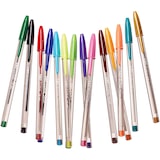 thumbnail of BIC Ecriture Cristal Multicolour Stylos-Bille Pointe Large (1,6 mm) - Couleurs Assorties, Pochette de 15