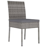 thumbnail of Helloshop26 - Conjunto de comedor de jardín exterior de 7 piezas en resina de mimbre gris 02_0014048