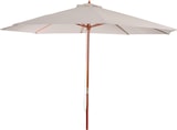 thumbnail of Sonnenschirm Florida, Gartenschirm Marktschirm, Ø 3,5m Polyester/Holz 7kg ~ creme