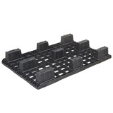 thumbnail of 5x Leichtpalette im Euromaß, schwarz, 1200x800x140 mm, Deckfläche durchbrochen