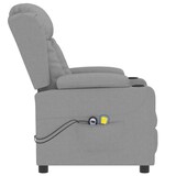 thumbnail of vidaXL Massagesessel Elektrisch Hellgrau Stoff