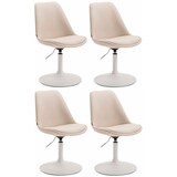 thumbnail of Set di 4 sedie da pranzo in tessuto Maverick crema/bianco