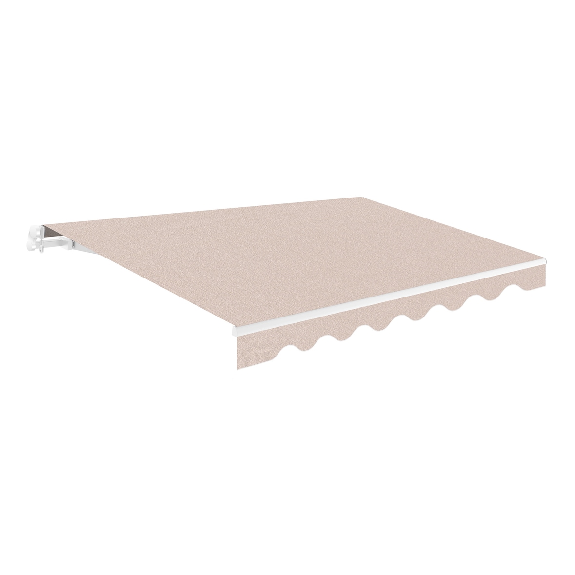 Wasabi - Toldo Exterior Enrollable 3x2,5 Arena - Lona Poliéster – Estructura Aluminio Inclinación Regulable