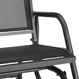 thumbnail of tectake Banc à bascule Greta 2 places 121 x 72 x 86,5 cm - noir -404599