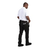 thumbnail of Weiße schwarze Limonadenschürze mit Taschen