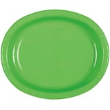 thumbnail of 8 ovale Teller grün