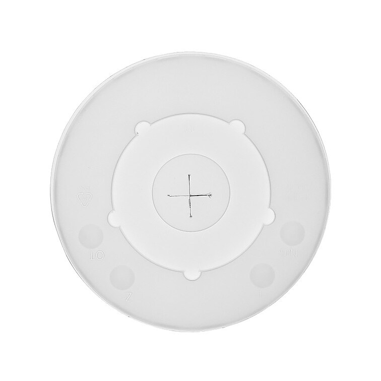 MONOUSO - Deckel PS Kreuzschlitz Becher "Enjoy" 32Oz/1000ml Ø11,2cm (85 Stück)