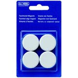 thumbnail of Rundmagnet 30mm Durchmesser 0,6kg Haftkraft VE=4 Stück weiß