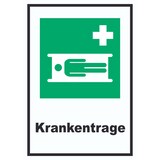 thumbnail of Krankentrage A3 (297x420mm) Schild