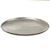 thumbnail of Dekoteller Dekotablett Kerzenteller Aluminium rund D: 30cm silber