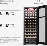 thumbnail of Klarstein Bovella 55 Duo+ Weinkühlschrank | 2-in-1 | 55 Flaschen | 2 Zonen | 9 Regale | Touch Schwarz