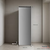 thumbnail of homeX Gefrierschrank No Frost, Tiefkühlschrank groß - 204 Liter, 4-Sterne Gefrieren, Super-Frost-Funktion, FSN2041E-S