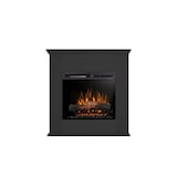 thumbnail of Chimenea eléctrica LED independiente negra KELIA de 23"