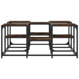 thumbnail of Table basse chêne fumé 91x91x40 cm bois d'ingénierie Modèle Aero Atelier