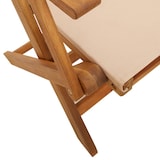 thumbnail of vidaXL 3-tlg. Bistro-Set Beige Stoff und Massivholz