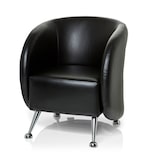 thumbnail of Loungesessel / Clubsessel ST. LUCIA Kunstleder schwarz hjh OFFICE