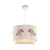 thumbnail of Helloshop26 - Lustre lampe lumière suspendu suspension pour enfant E27 70 cm motif de licorne 03_0007548
