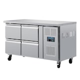 thumbnail of Polar Serie U GN-Kühltisch mit 4 Schubladen 314L