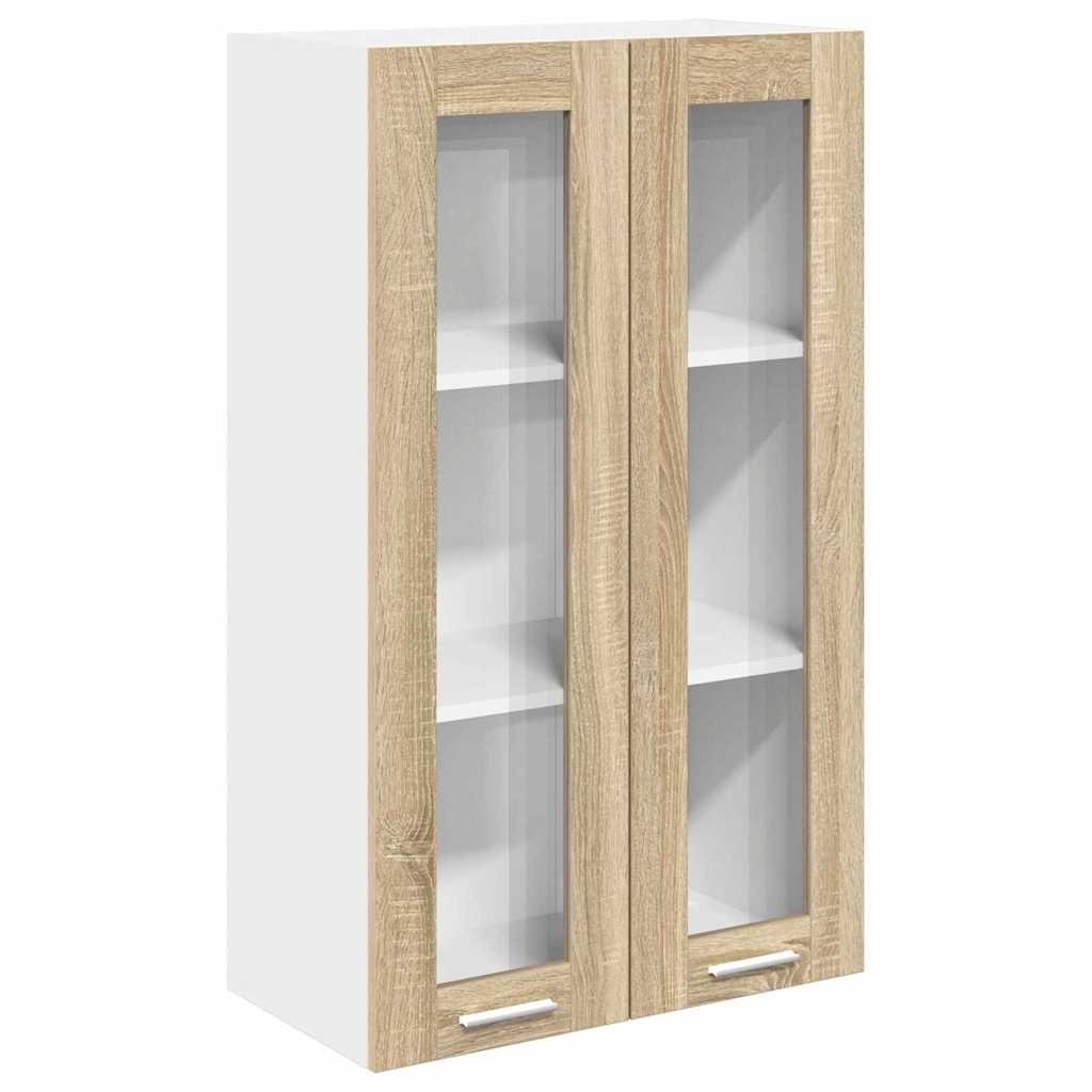vidaXL Hängeschrank Riga Sonoma-Eiche 60 x 31 x 100 cm Holzwerkstoff