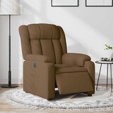 thumbnail of Fauteuil inclinable électrique Marron Tissu Modèle Jermelora