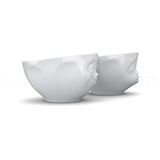 thumbnail of TV Tasse Schälchen-Set 22 Küssend und Grinsend mittel weiß