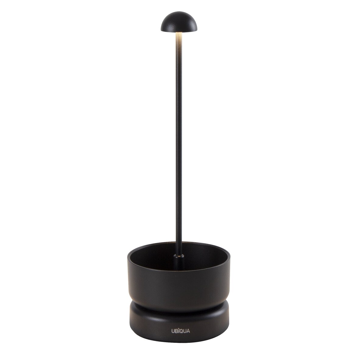 Lumisky Lampe de table sans fil aluminium BASKET Noir H31cm Aluminium Noir