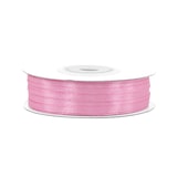 thumbnail of 3mm Satinband 50m Schleifenband Geschenkband Dekoband Schmales Stoffband Rosa