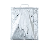 thumbnail of Sac plastique isotherme métallisé 30 x 35 cm (ouverture x hauteur) - petit volume 8L - doublure en mousse PE d'isolation thermique - par 250 unités.