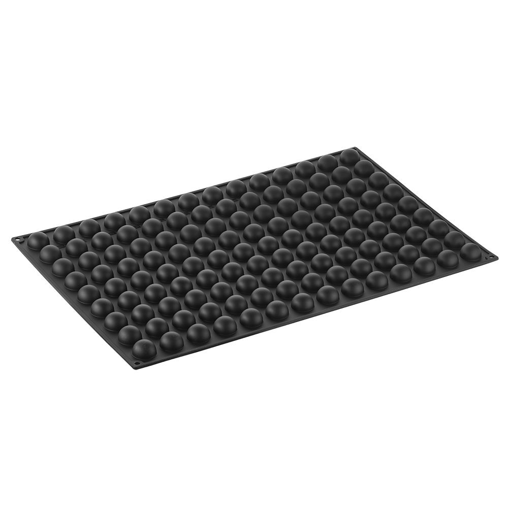 Pavoni - Molde de silicone preto Mini Semisfera