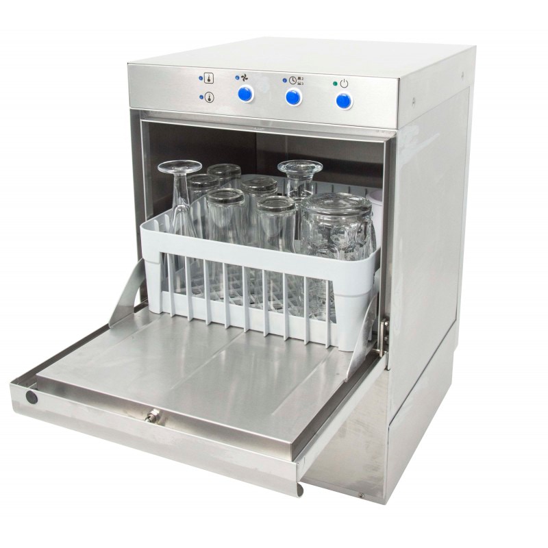 Máquina de Lavar Copos 20/30 cestos por hora - 2,80kW - 465x536x718