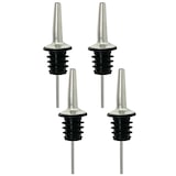 thumbnail of 4x Ausgießer Flasche Edelstahl Flaschenausgießer Öl Schnapsausgießer Dosierer Spirituosen