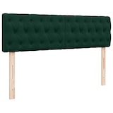 thumbnail of vidaXL Ottoman-Bett mit Matratze & LEDs Dunkelgrün 140x190 cm Samt