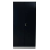 thumbnail of PROREGAL Stahlschrank BEE mit 6 lackierten Fachböden | HxBxT 195x92x50cm | Grau-Schwarz | Werkstattschrank Werkzeugschrank Aktenschrank