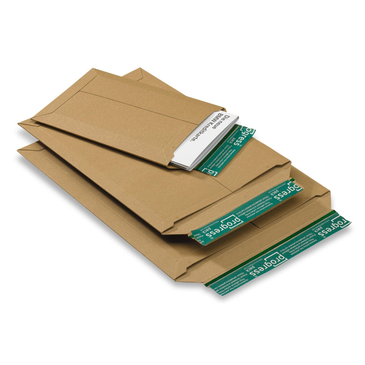 50x Versandtaschen TP360 320x455mm stabile Vollpappe Selbstklebeverschluss A3 braun