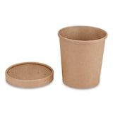 thumbnail of Pack Pot à Soupe Kraft NOVABOWL 750ml / 75CL (Bol+Couvercle) - Carton FSC 330g + 18g PE Étanche - Lot de 500