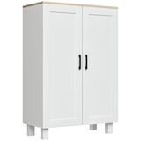 thumbnail of HOMCOM armario de salón moderno armario de almacenaje con 2 puertas estante ajustable y base elevada para cocina comedor pasillo dormitorio 60x30x90cm