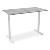 thumbnail of Zit-sta bureau elektrisch verstelbaar - MRC PRO NEN-EN 527 | 140 x 80 cm | frame wit – blad betonlook