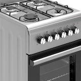 thumbnail of Wiggo WO-E503A(XX) Vrijstaande Gasfornuis - 50 cm - Roestvrijstaal