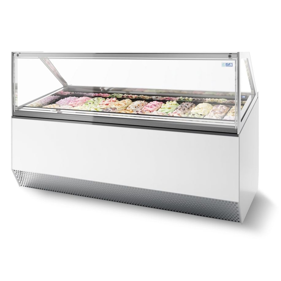Combisteel Millennium 20 ijsvitrine met ventilatorkoeling en een inhoud van 1080 liter.