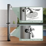 thumbnail of Outdoor Solardusche 35 Liter inkl. Wasserspeicher - Mit Abdeckung | Solar Gartendusche warmes Wasser Pooldusche Campingdusche
