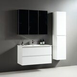 thumbnail of Alpenberger Badmöbel Set | Keramik Waschbecken mit Unterschrank | Vormontierter Waschbeckenunterschrank SoftClose | inkl Schubladen-Organizer Gäste WC