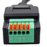 thumbnail of ROLINE Kabeladapter USB-Typ-C Stecker zu 5-Pin-Klemmleiste, (Drucktasten), 15 cm