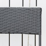 thumbnail of Merax Klappbare Rattan Gartenmöbel Set 3-tlg mit 2 Stühlen & Beistelltisch, wetterfeste Lounge, Outdoor Balkonmöbel Set für 2 Personen, Braun
