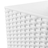 thumbnail of Prosperplast - Vaso quadrato alto in plastica Rato Square da 19 L con serbatoio in bianco, 45x24x24 cm