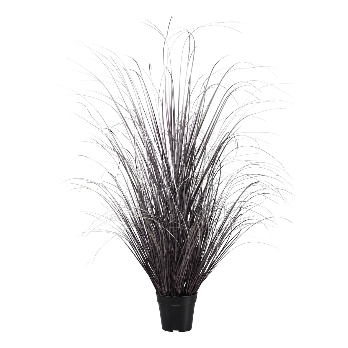 CREATIV green künstliche Pflanze Gras im Topf, 120 cm, lila-silber