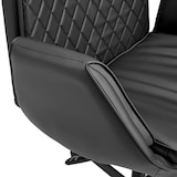 thumbnail of Bürostuhl Schneidersitz / Drehstuhl Criss Cross 10 PU schwarz hjh LIVING